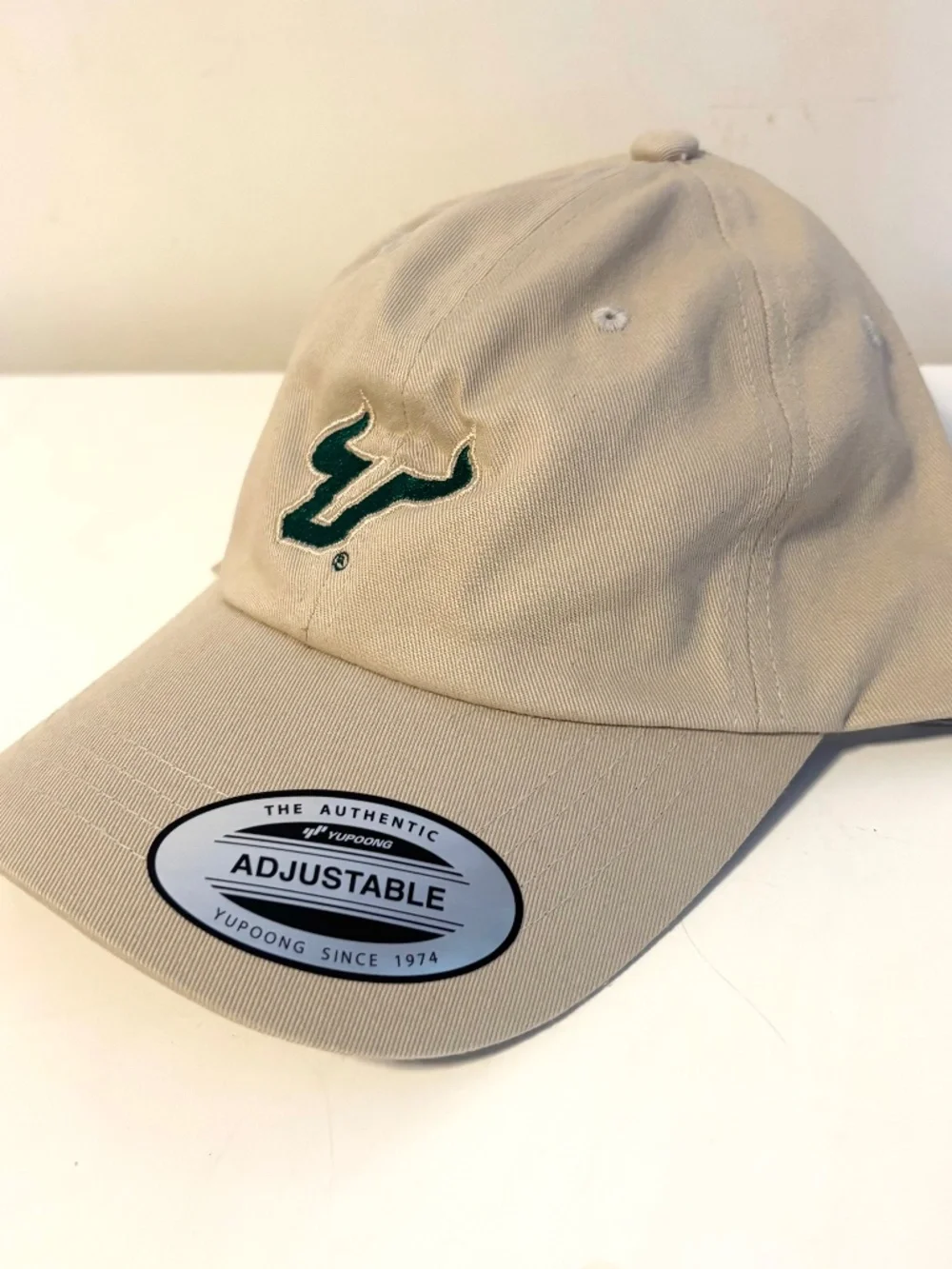 University of South Florida College of Nursing Baseball Cap Hat Unisex Tan Green
